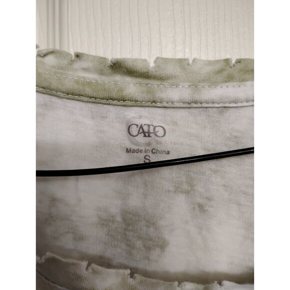 Cato Women's Sunflower Print BOHO Y2K Small Shirt - Picture 3 of 8